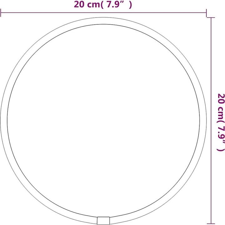 Immagine prodotto vidaXL Wandspiegel (20 cm)