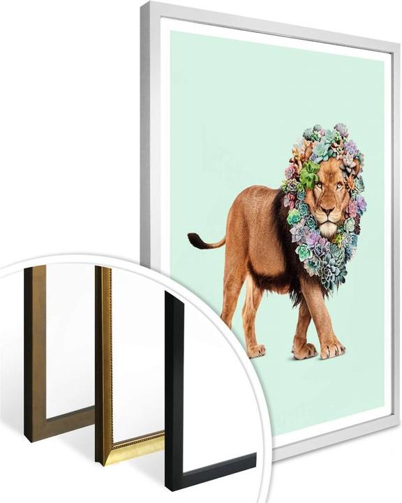 Immagine prodotto Trenddeko Sciolto - Leone Succulento (24 x 30 cm)