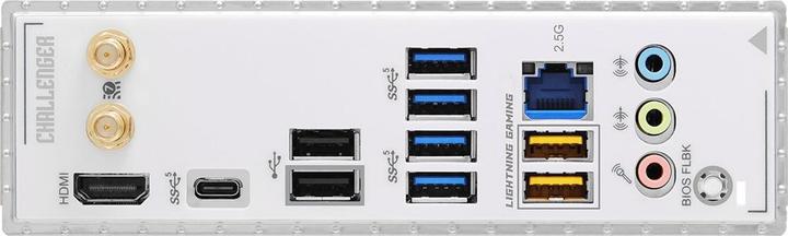 Productafbeelding AsRock MB Intel 1851 B860 Challenger WiFi white (LGA 1851, Intel B860, ATX)