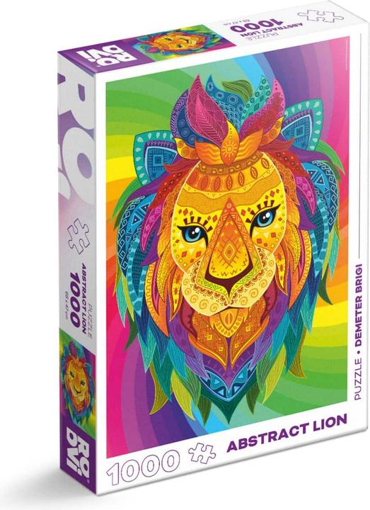 Image du produit D-Toys Puzzle 1000 pièces - Demeter Brigi - Abstract Lion (1000 pièces)