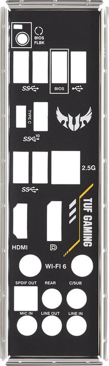 Productafbeelding ASUS TUF GAMING B550-PLUS WIFI II (AM4, AMD B550, ATX)