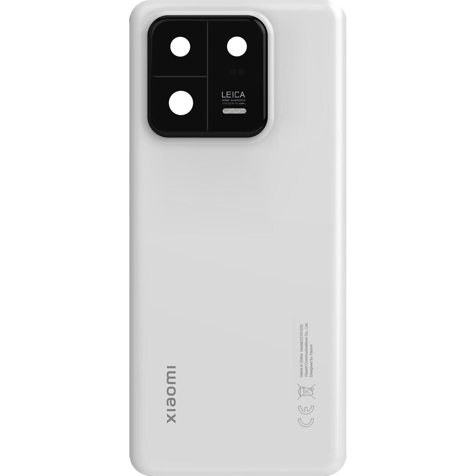 Xiaomi Ersatzteil, Rückseite, Akkuabdeckung (Xiaomi 13 Pro), Mobilgerät Ersatzteile, Weiss