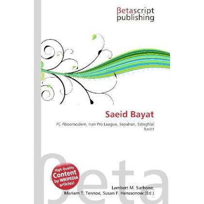 Saeid Bayat, Ratgeber