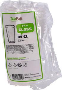 Duni Kunststof glazen 39 cl, 10 stuks (10 x)