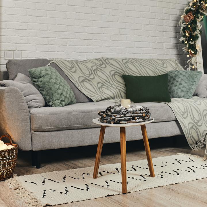 Produktbild Madison 4er-Set Deko-Kissen wasserabwesend, bequemes Outdoorkissen, grün, 50 x 30 x 10 cm (50 x 30 x 10 cm)