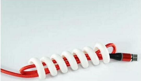 Actual product image Schönenberger Snake white (Plastic cable ties, 65 mm, 2 pcs.)