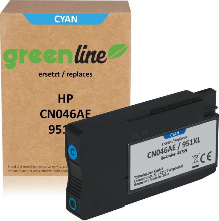 Actual product image Inkadoo greenline Compatible Inks for HP OfficeJet Pro 8660 (C)