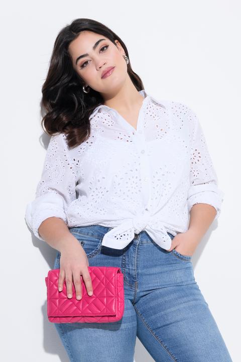 Produktbild Angel of Style Bluse, A-Linie, Lochstickerei, Langarm (52)