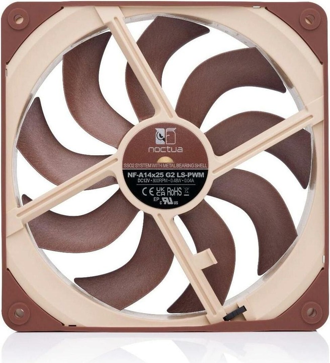 Actual product image Noctua NF-A14x25 G2 LS-PWM (140 mm, 1 x)
