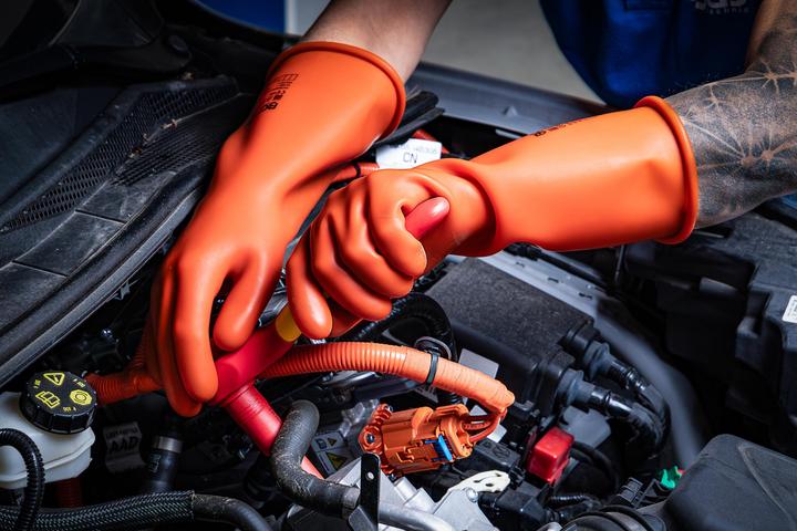 Productafbeelding BGS - Elektriker-Schutzhandschuhe, mit Naturlatex Schutzisolierung, Grösse 11 (XXL) (XXL)