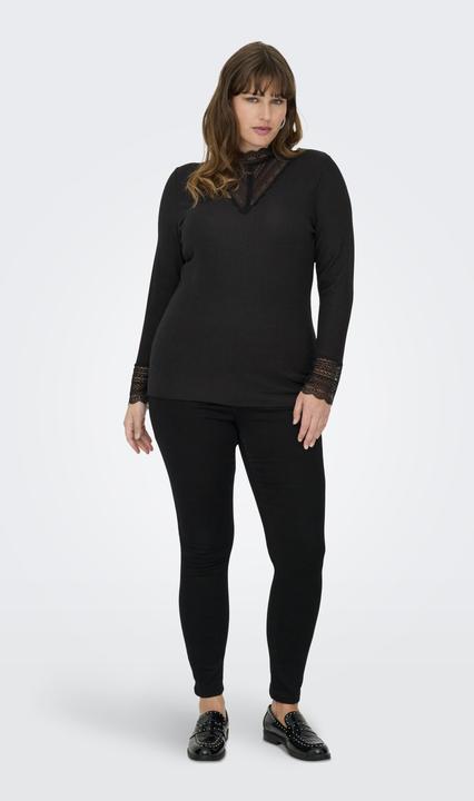 Produktbild Only Cartilde Glitter L/S Highneck Top Noos (M)