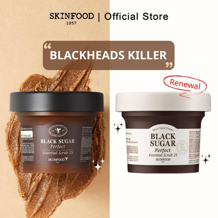 Produktbild Skinfood Black Sugar Perfect Essential Scrub 2X 20g (210 ml)