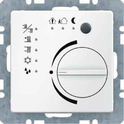 Actual product image Berker Room thermostat w. Ta 75441129