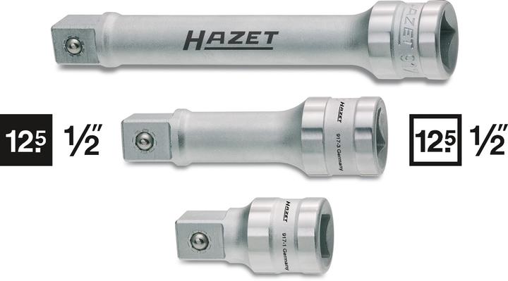 Image du produit HAZET Rallonge 917-5 ∙ Carré creux 12,5 mm (1/2 pouce) ∙ Carré massif 12,5 mm (1/2 pouce)