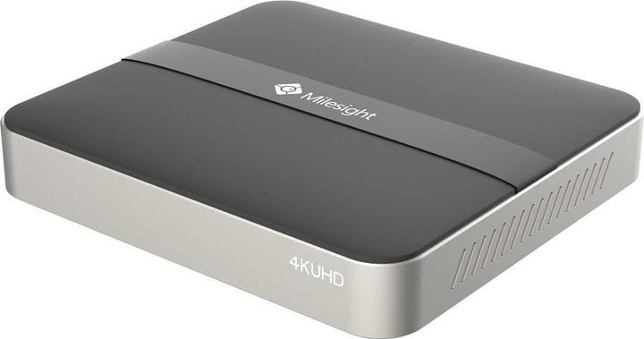 Milesight Mini NVR 1000 argento 4K H.265 a 8 canali MS-N1008-UC-S (Videoregistratore di rete (NVR))