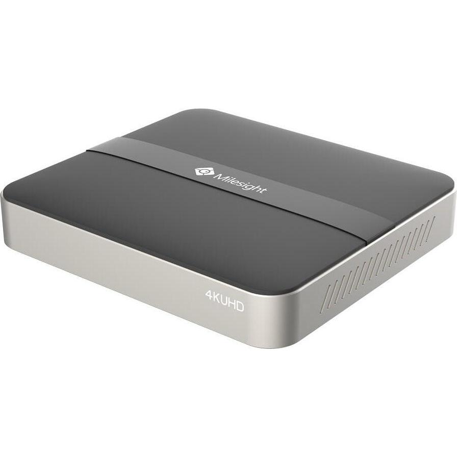 Milesight 8-Channel 4K H.265 Mini NVR 1000 Silver MS-N1008-UC-S, Netzwerkkamera Zubehör