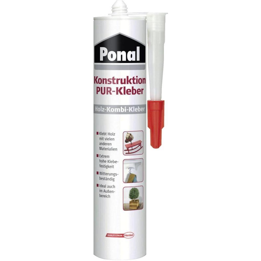 Ponal, Klebstoff, Konstruktions PUR-Kleber Holzleim PEK6N 530 g (530 g)