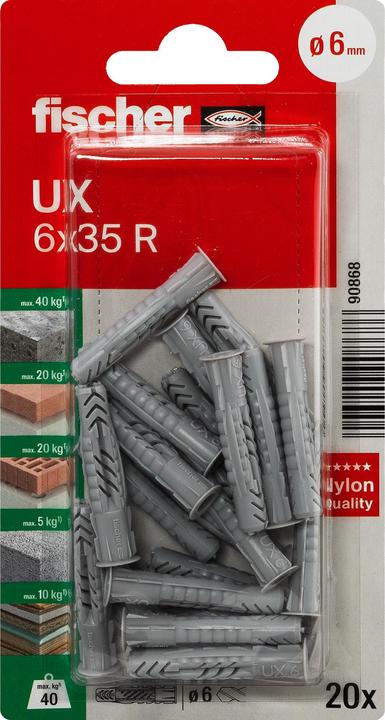 Produktbild Fischer Universaldübel UX 6x35 R K (20 Stk.)