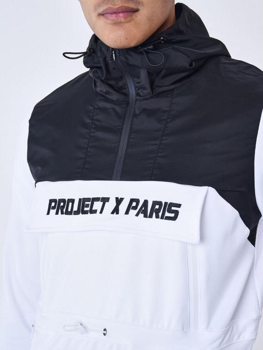 Produktbild Project X Paris Zweifarbiges Kapuzensweatshirt im Windbreaker-Stil (XL)