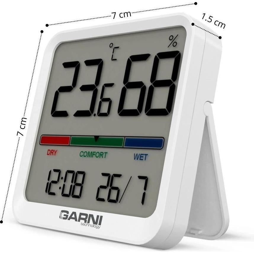 MET GARNI 151TH - Teploměr digitale con telecomando e použití digitale, Termometro + Igrometro