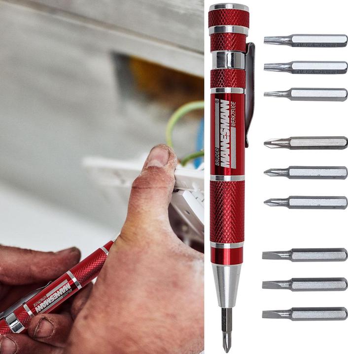 Produktbild Mannesmann Feinmechaniker-Bitsatz, 9-in-1
