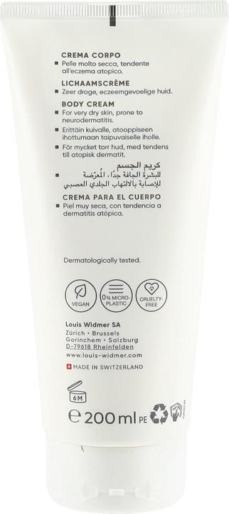 Image du produit Widmer Louis Remederm Körpercreme parfumiert 200 ml (Lait pour le corps, 200 ml)