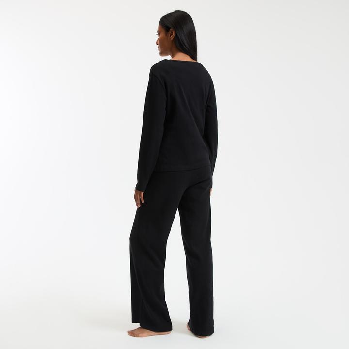 Produktbild La Redoute Collections Dreiteiliger Pyjama aus Pointelle (XL)