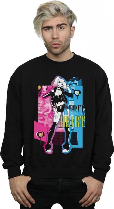 Produktbild Harley Quinn Rebel Heart Baumwoll Sweatshirt (3XL)