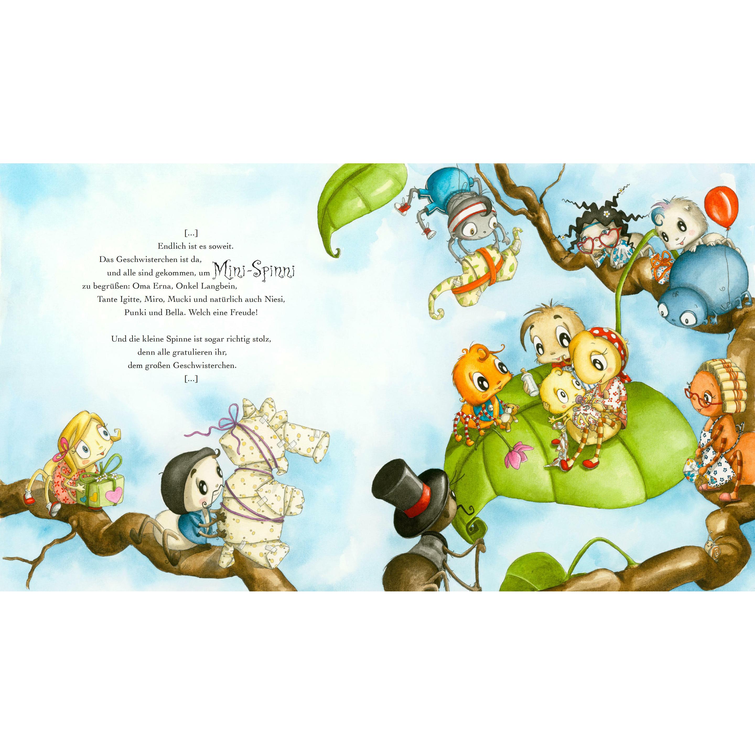 Thumbnail - Die kleine Spinne Widerlich 04. Das Geschwisterchen (Midi-Ausgabe), Kinderbücher von Diana Amft, Martina Matos