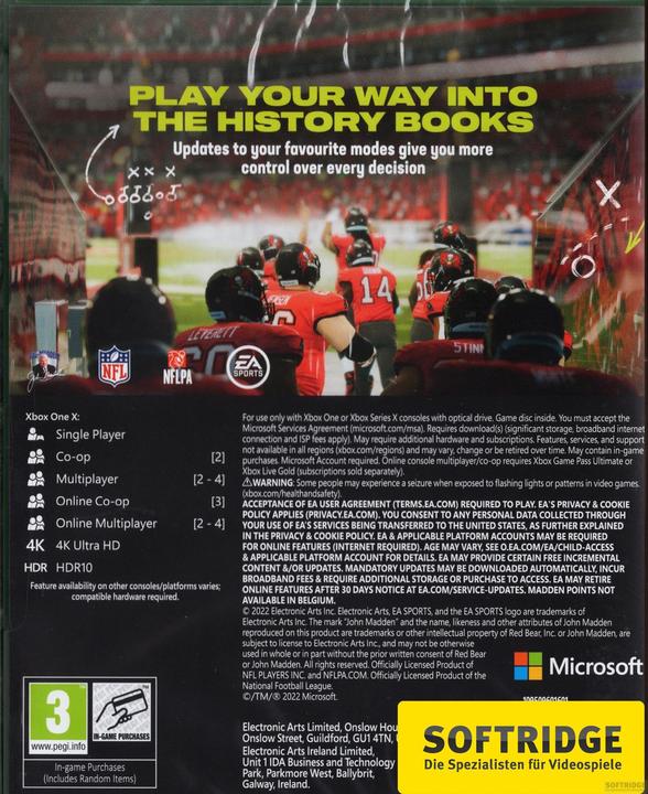 Immagine prodotto EA Games Madden NFL 23 (Xbox One S, DE)