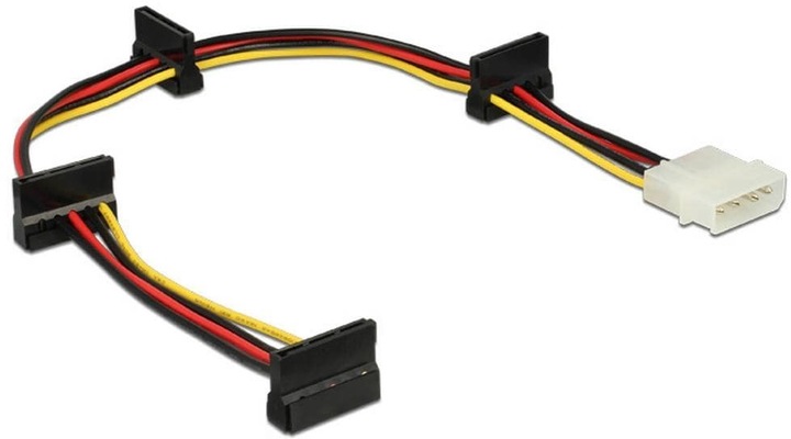 Delock Power cable Molex - 4x SATA 0.4 m
