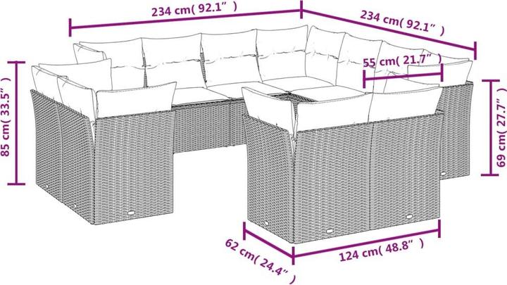 Produktbild vidaXL Maisie