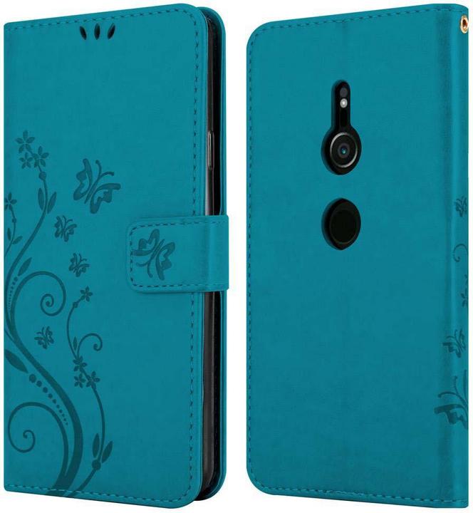 Produktbild Cadorabo Flower Book Cover (Sony Xperia XZ2)