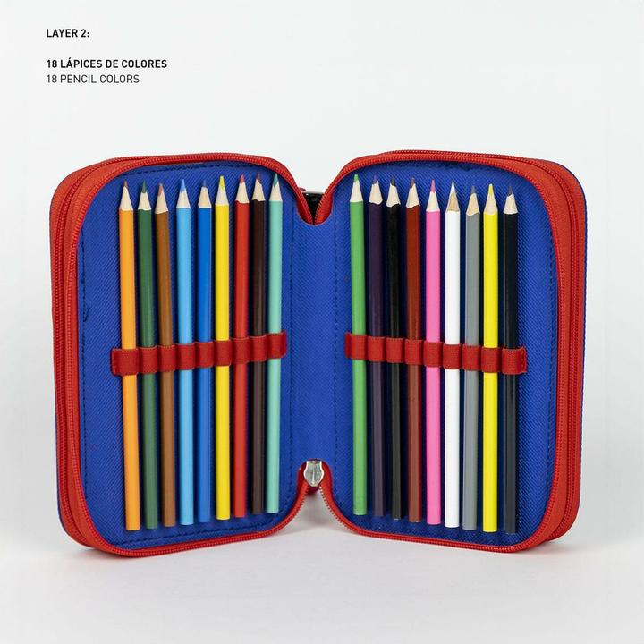 Produktbild Spiderman Federmäppchen mit Zubehör Giotto, b