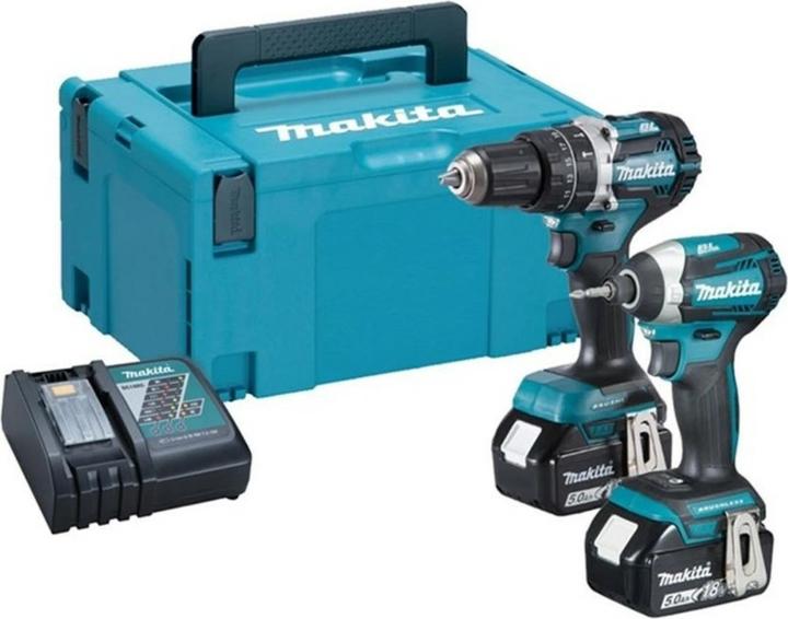 Productafbeelding Makita DHP484 Accuboormachine + DTD154 Accuboormachine