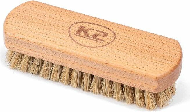 Actual product image K2 Leather brush With natural hair Auron brush Soft (1 x)