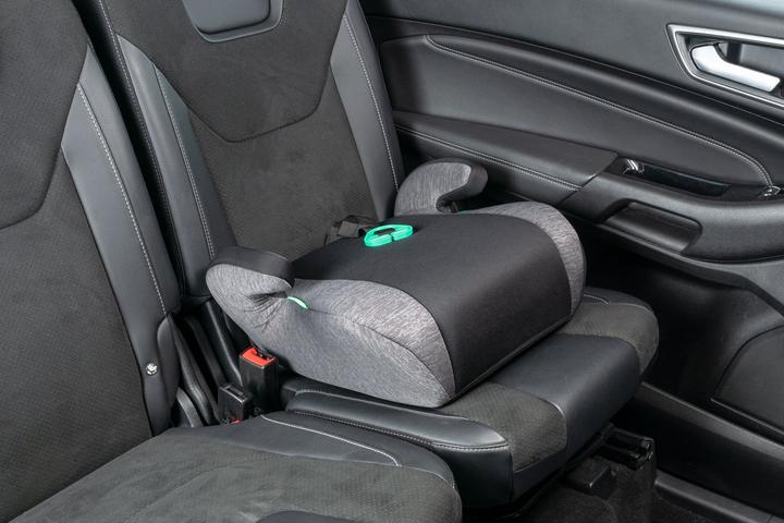 Actual product image Walser Raffi child booster seat, booster seat car ECE R 129 approved black/grey (Booster seat, ECE R129/i-Size Standard)