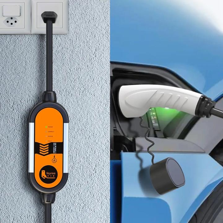 Produktbild Feyree Ladekabel Ladestation Typ 2 (8 / 10A - 230V) - AM-Electrics / Elektroauto (Typ 2, 10 A)