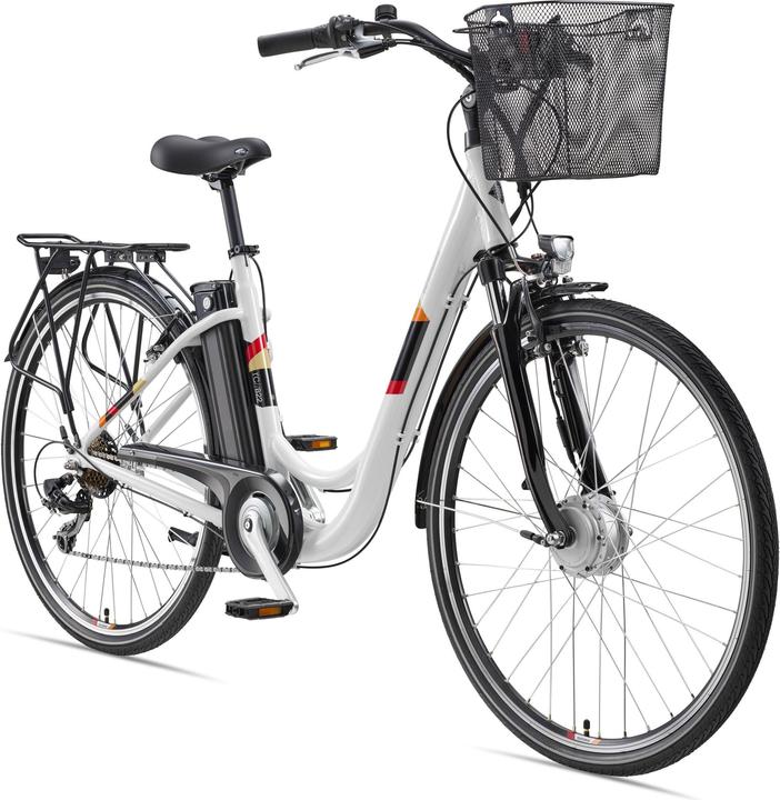 Actual product image Telefunken Multitalent RC822, City E-Bike, Motor power 250 W, Wheel size 28 ", Warranty 24 month(s), White (48 cm)