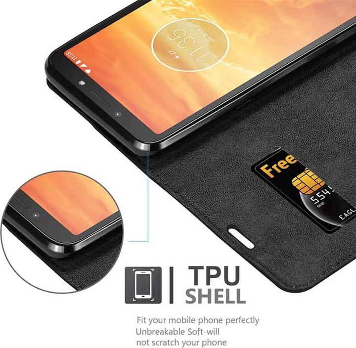 Productafbeelding Cadorabo Boek Onzichtbare Magneethoes (Motorola Moto E5 Play)