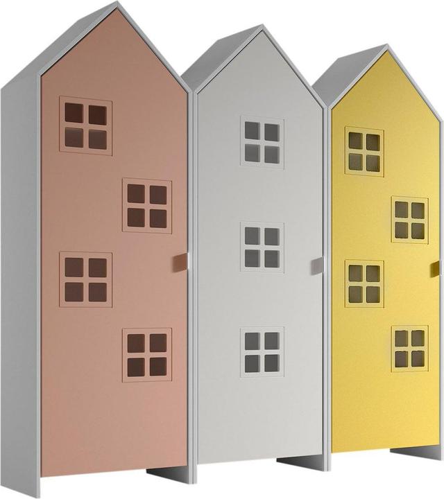 Bianco, Giallo, Rosa scuro