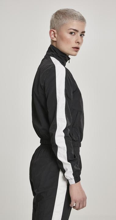 Produktbild Urban Classics Ladies Short Striped Crinkle Track Jacket (XS)