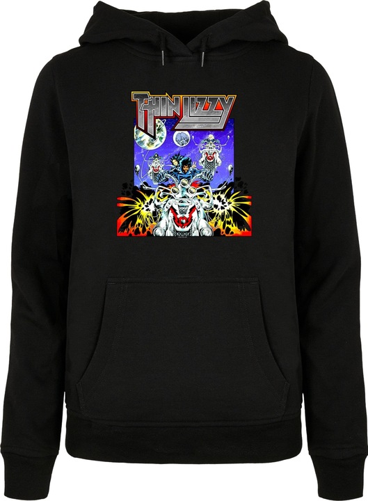 Immagine prodotto Merchcode Donna Thin Lizzy - Felpa con cappuccio TL Rocker Basic - 181493 (S)