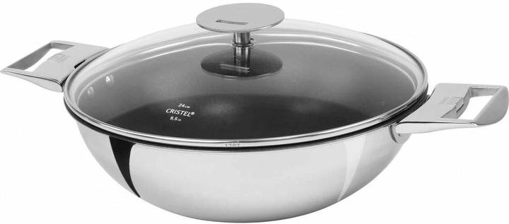Produktbild Cristel Wokpfanne Strate (28 cm, Wok Pfanne, Edelstahl)