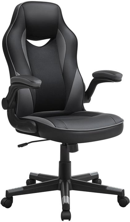 Songmics Chaise de bureau avec accoudoirs rabattables