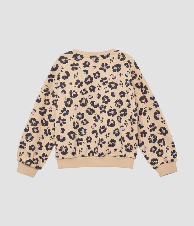 Produktbild s.Oliver Sweatshirt Oversize-Sweatshirt mit All-over-Print (98)