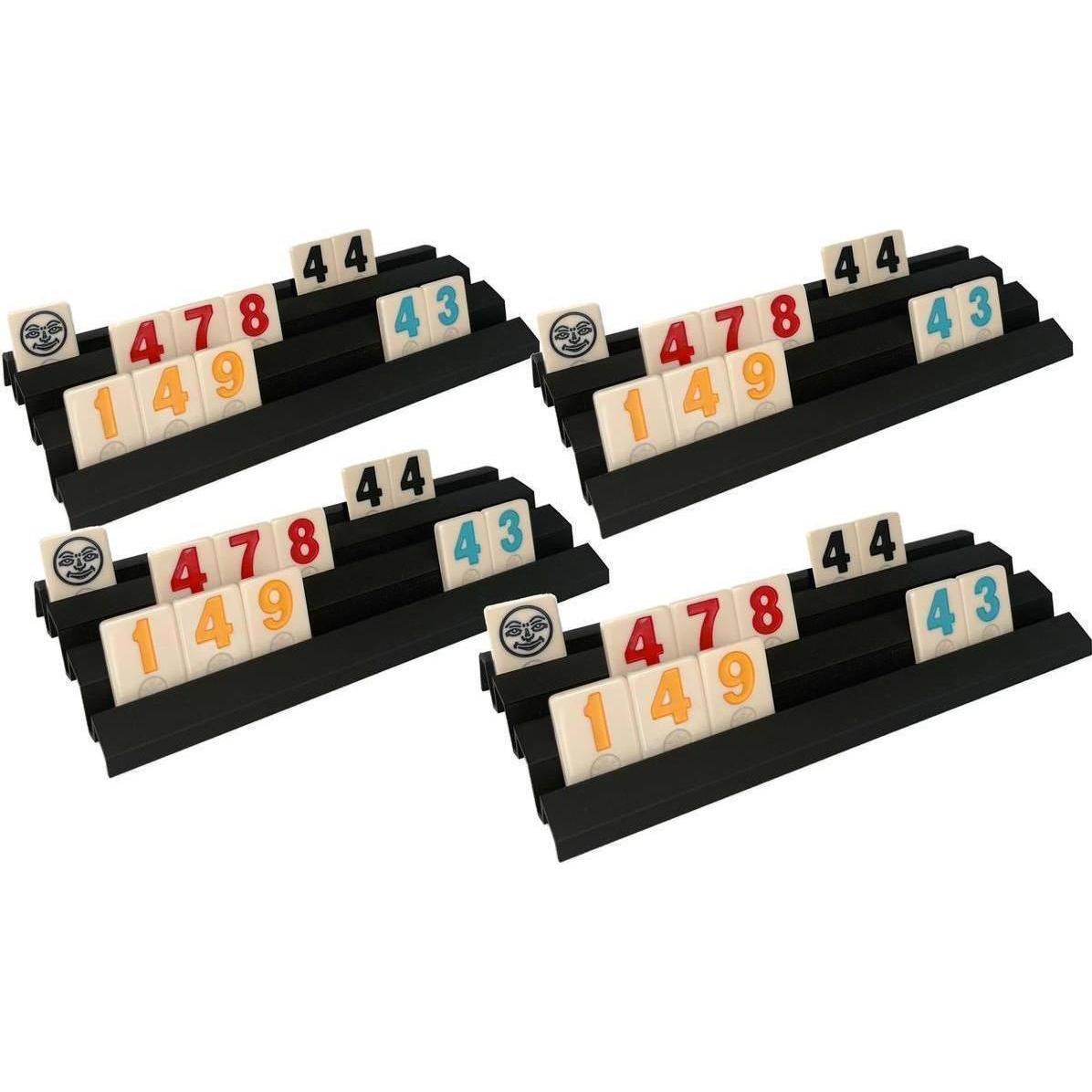 Feldherr 4er Set Kunststoff-Ablagebretter für Rummikub XXL, 3 Slots (Materiale sintetico)