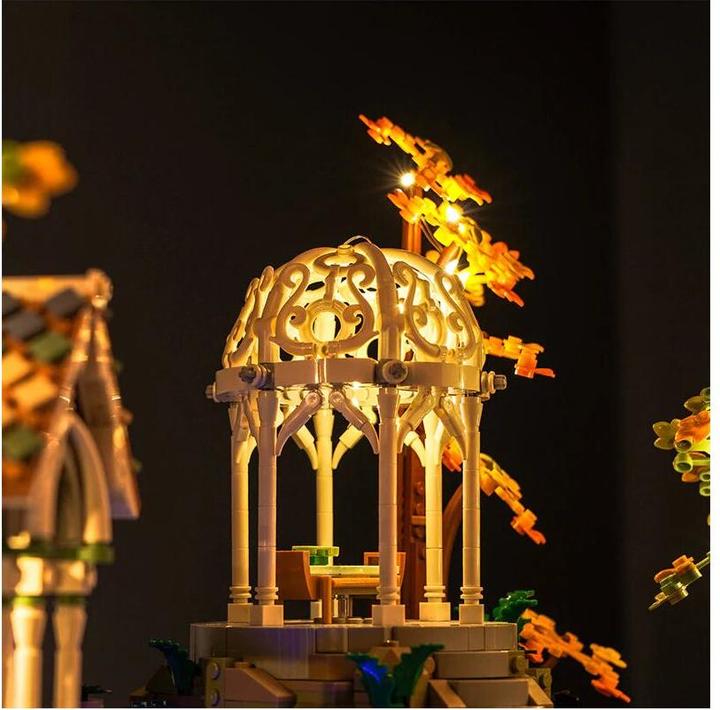 Immagine prodotto BrickBling Set di luci a LED per LEGO Il Signore degli Anelli: Rivendell (10316) incluso il telecomando