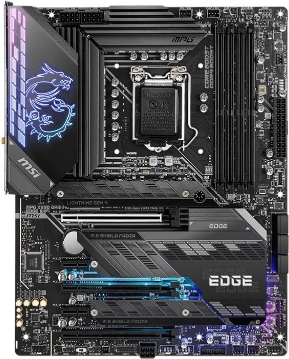 Image du produit MSI MPG Z590 Gaming Edge Wifi (LGA 1200, Intel Z590, ATX)