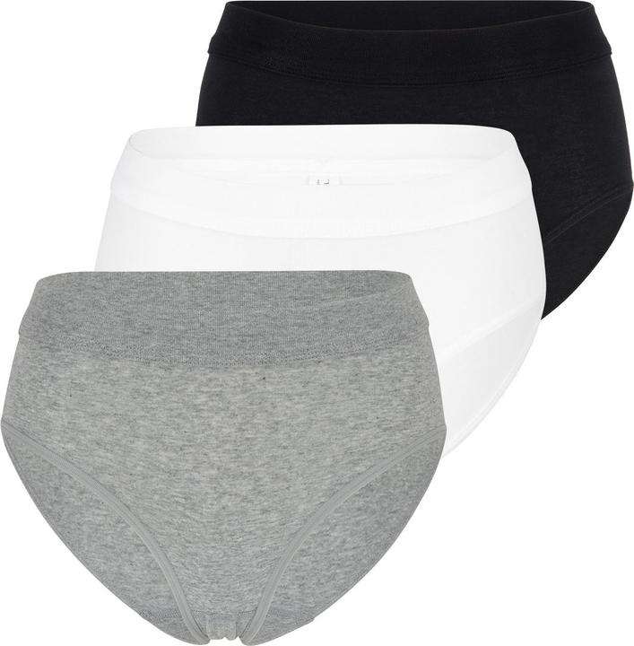 Grey, Black, White